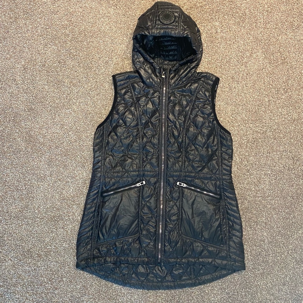 Calvin Klein Women Hoodie Quilted Vest | L